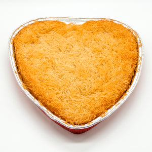 The Knafeh Queen of Hearts - Heart Shaped Pie